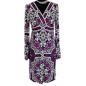 INC Purple and Black Dress